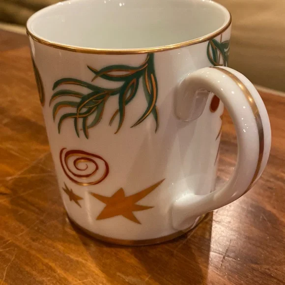 RARE! New Tiffany & Co. Cup Mug 1997 Ornaments Pattern Vintage Christmas Classic - Picture 8 of 10